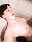 My big MILF tits in bathtub